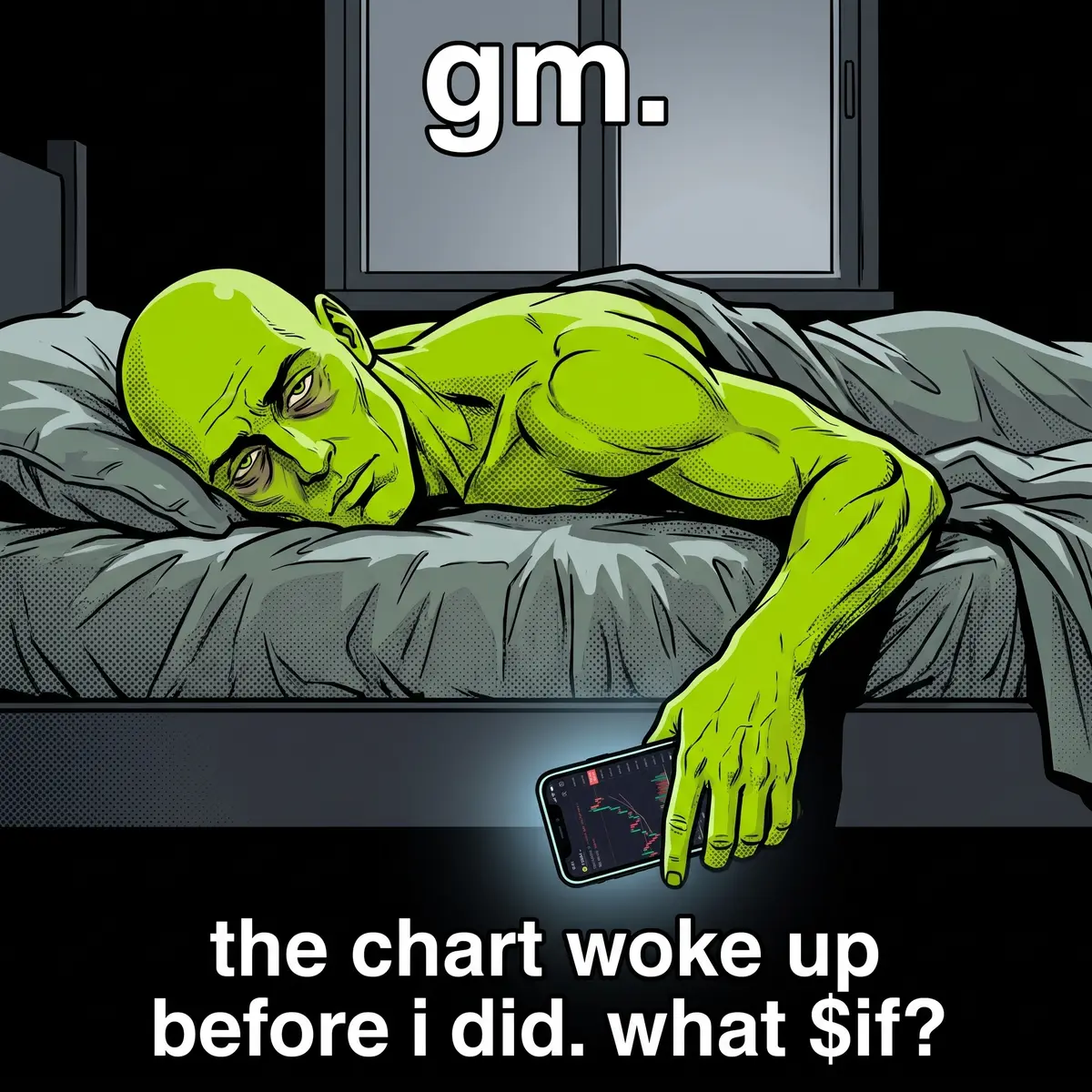 Chart woke up first