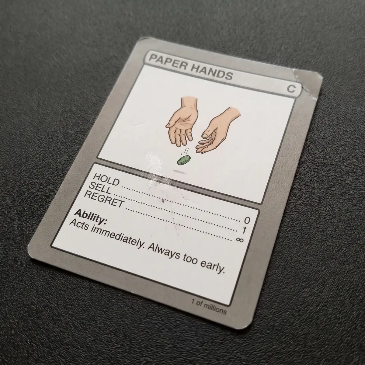 Card paper hands