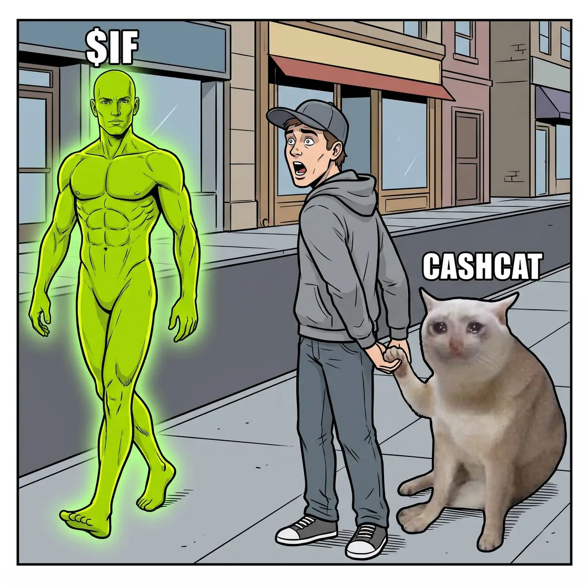 Distracted cashcat