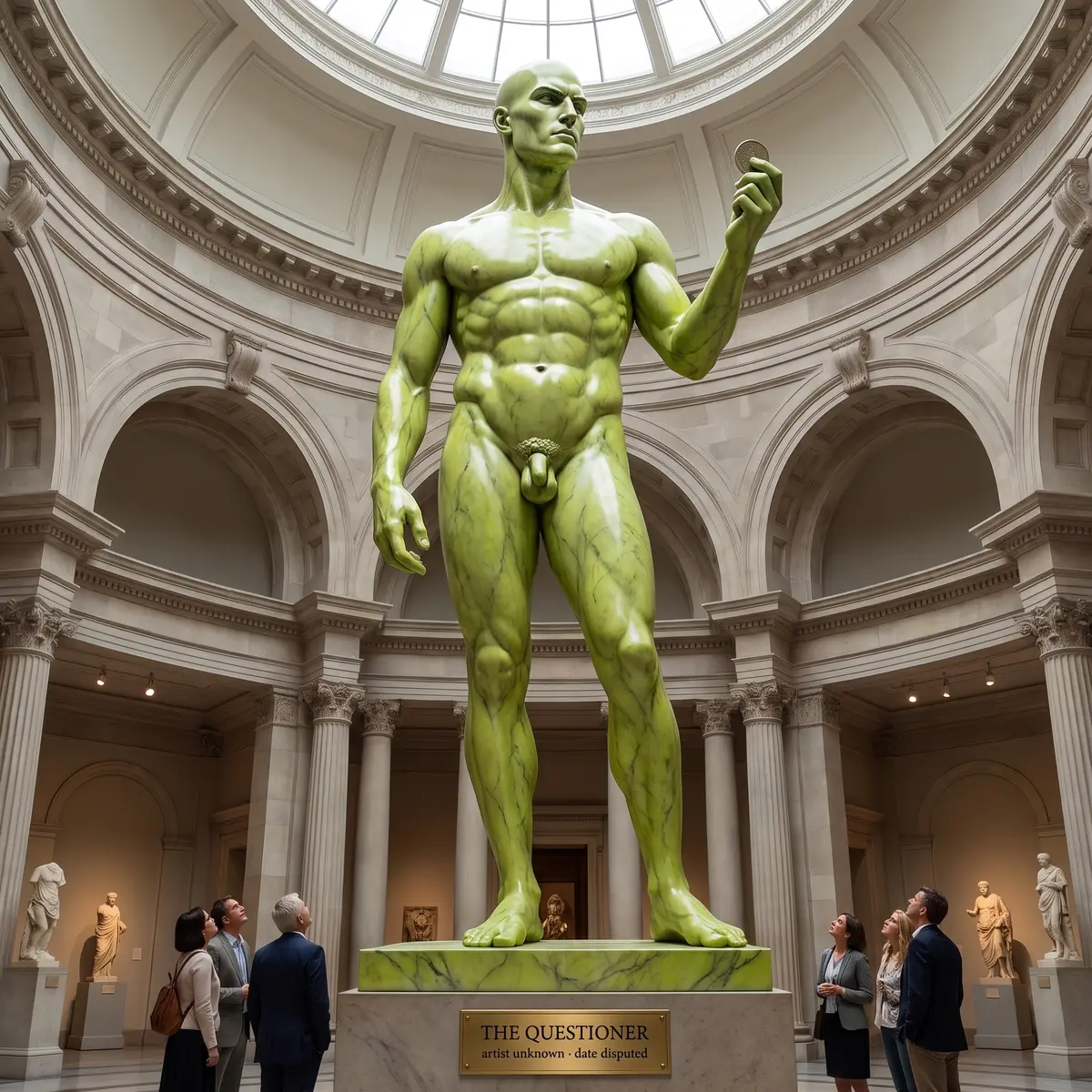 Marble statue