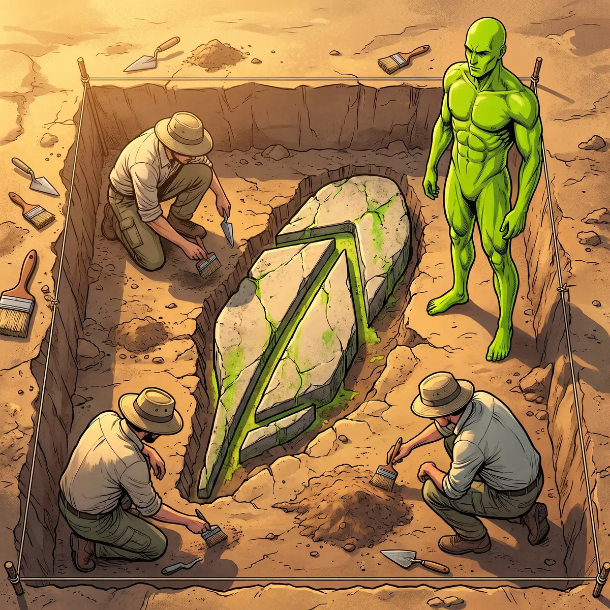 Archaeological dig