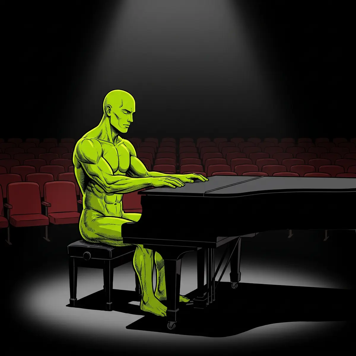 Concert piano