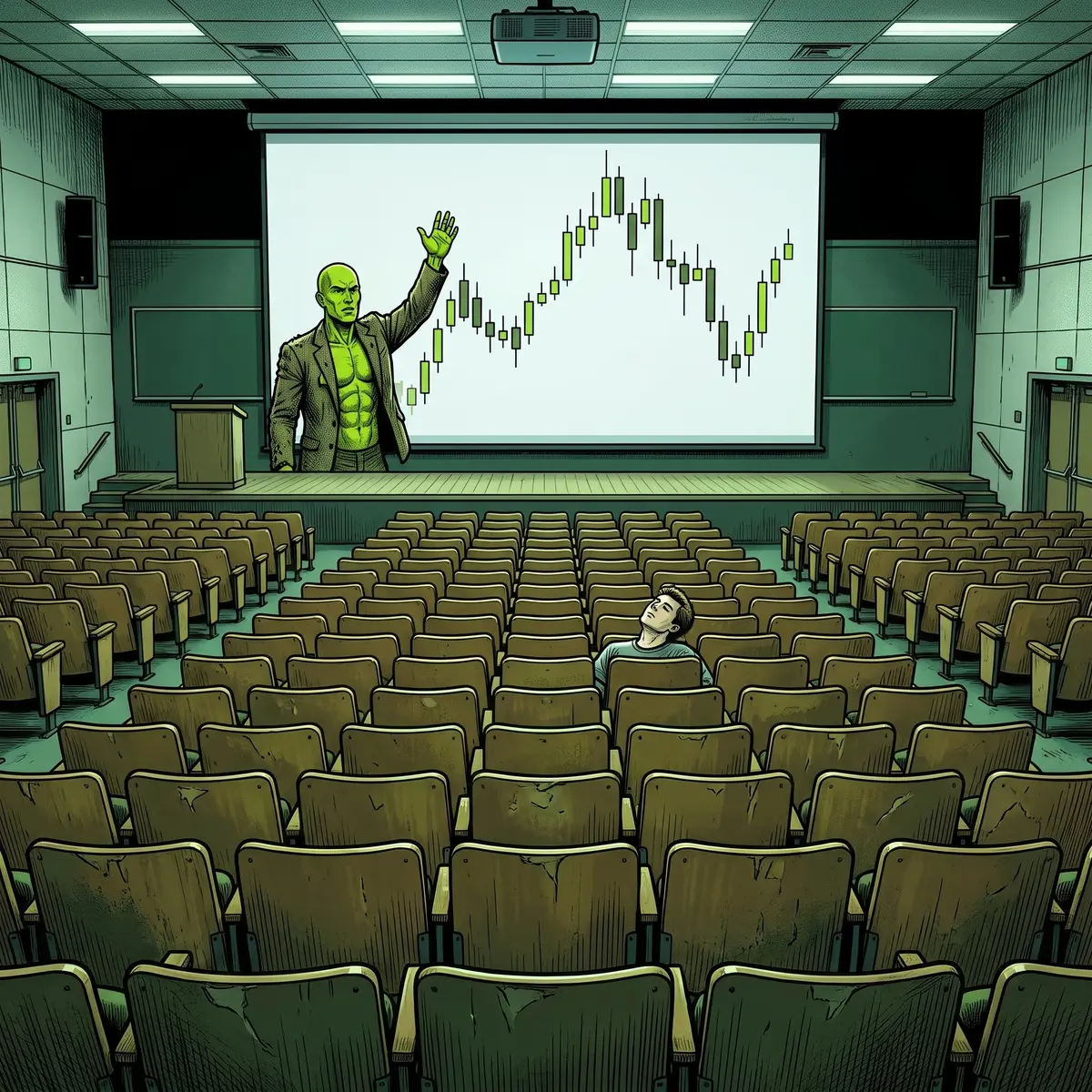 Empty lecture hall