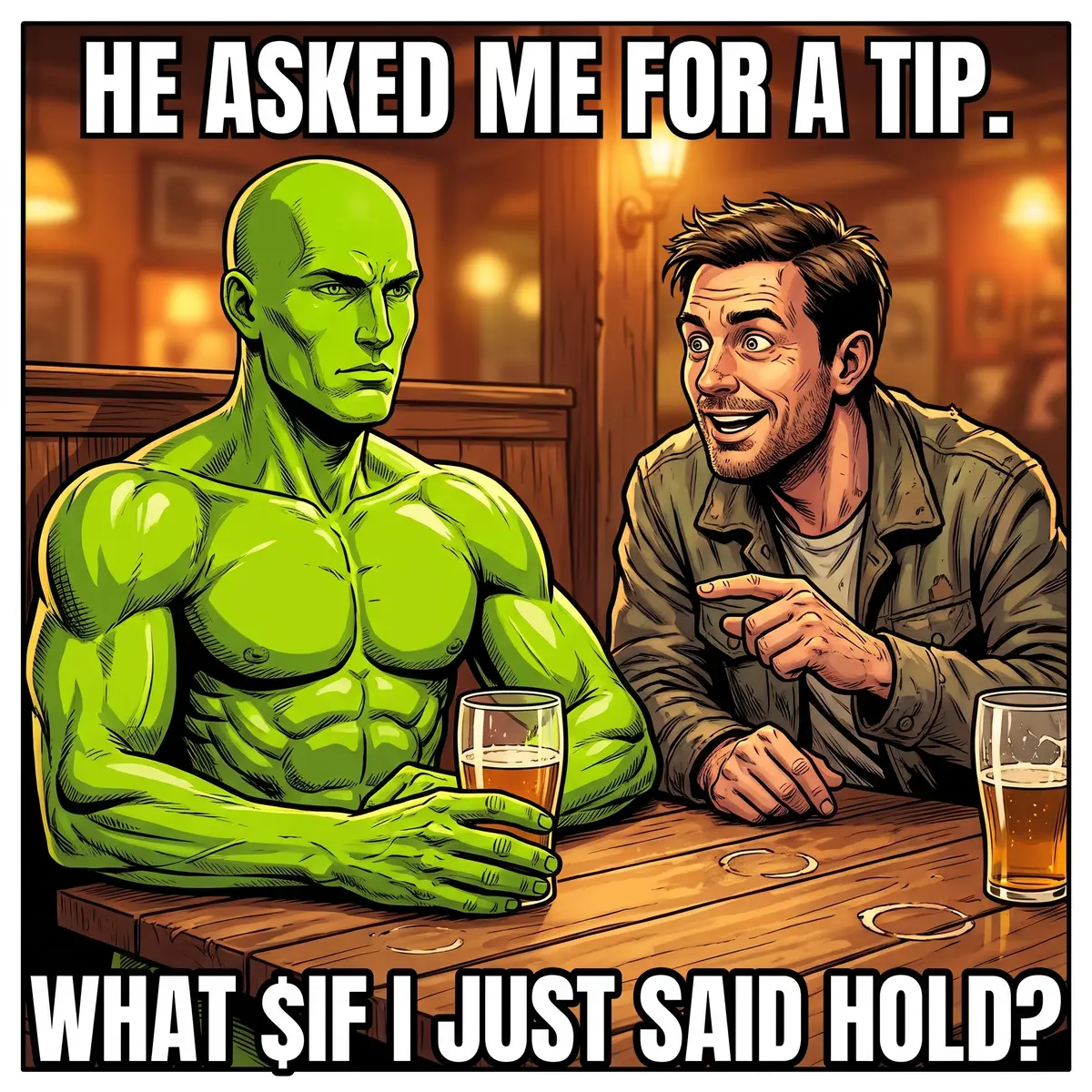 Asked for a tip