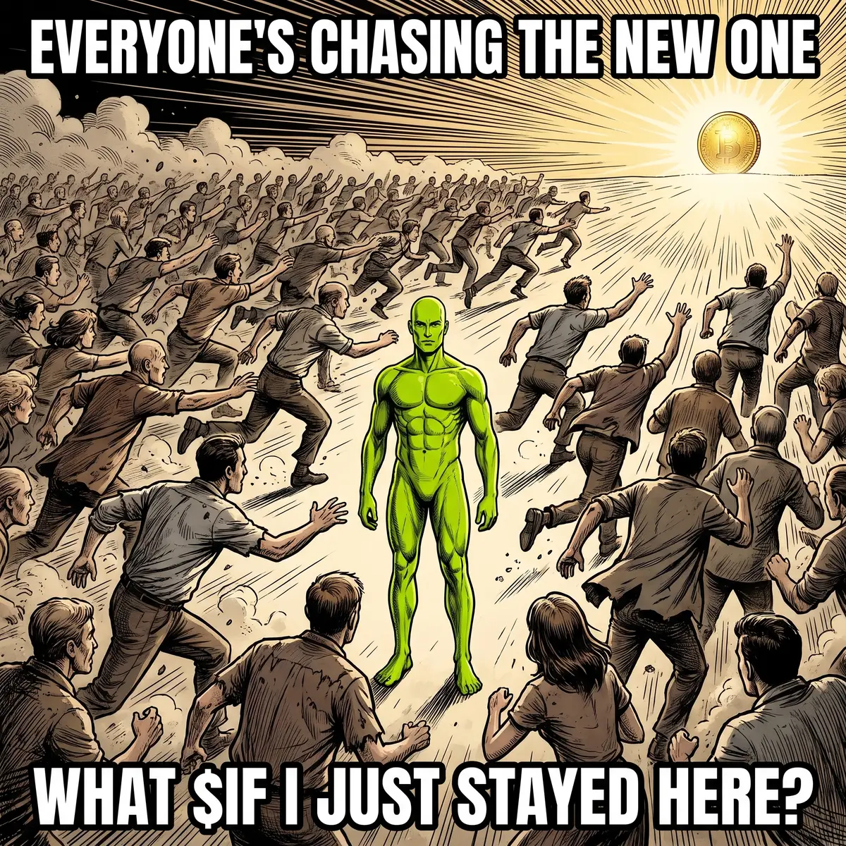 Chasing the new one