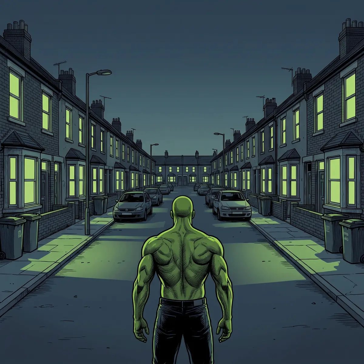 Every window green