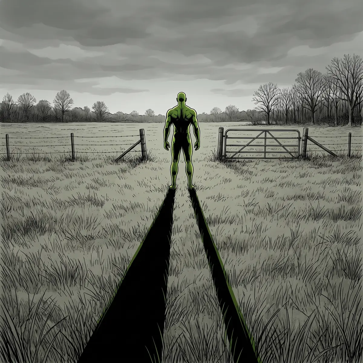 Wrong shadow