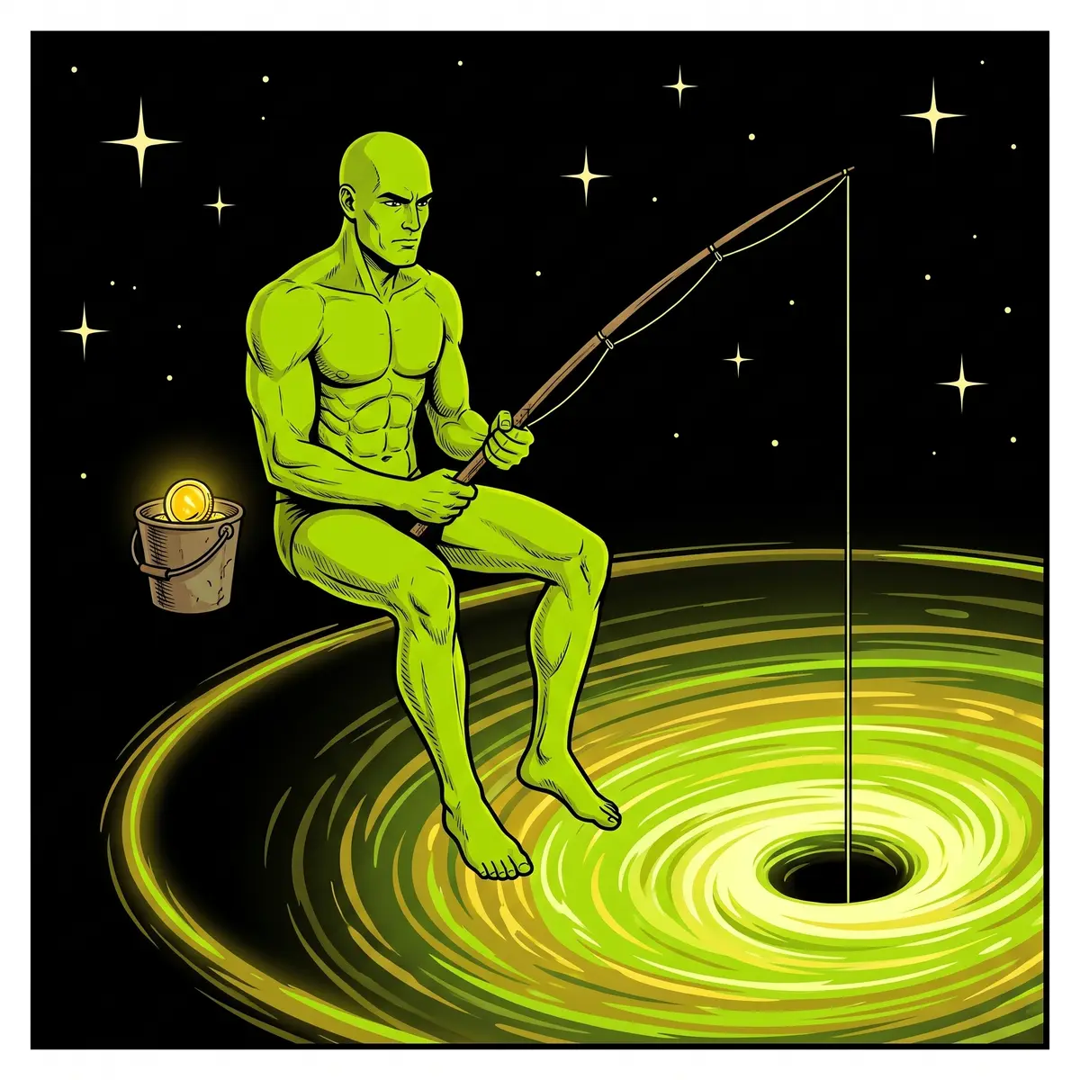 Black hole fishing