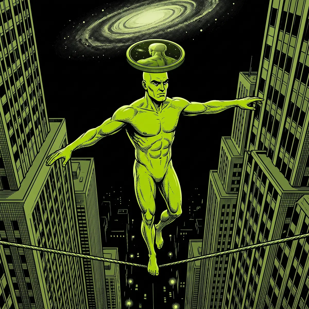 Tightrope coin