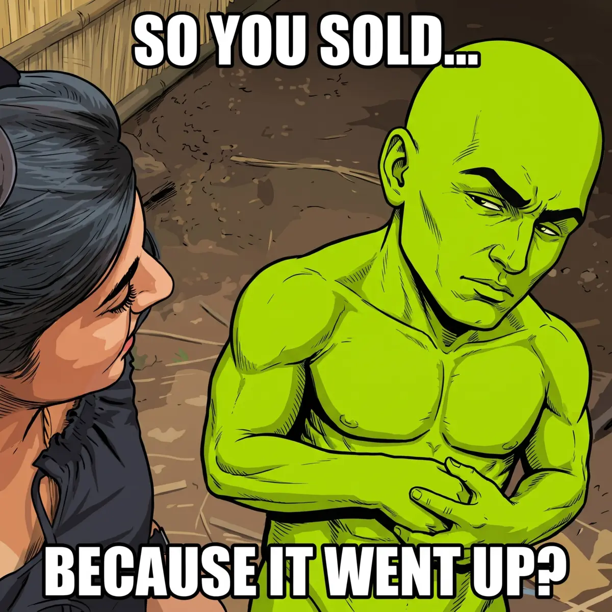 Skeptical kid
