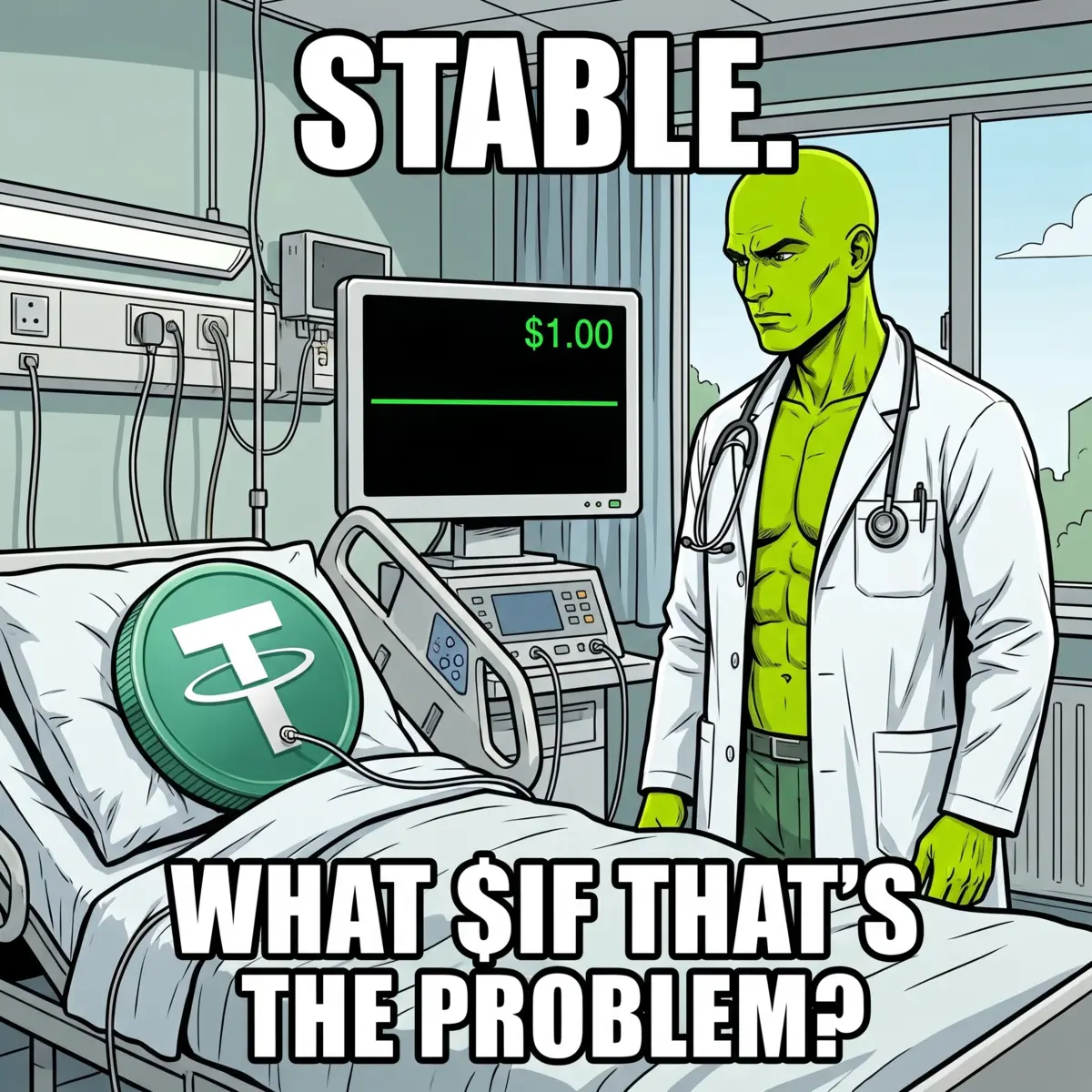 Usdt flatline