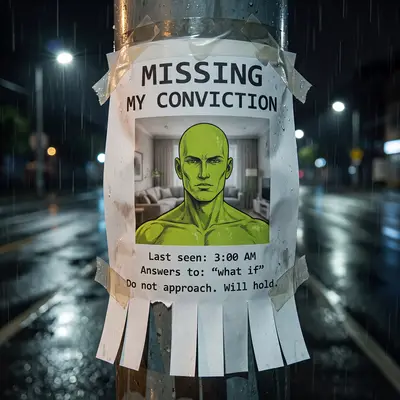 Missing conviction
