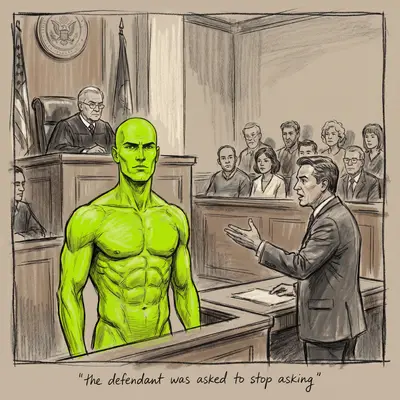 Courtroom sketch