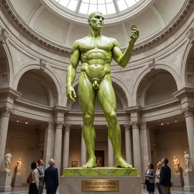 Marble statue
