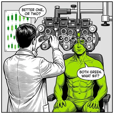 Eye test lenses