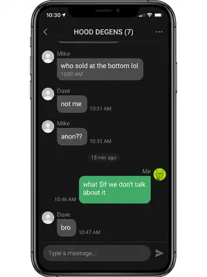 Lofi groupchat dont talk about it