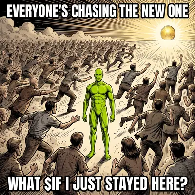 Chasing the new one