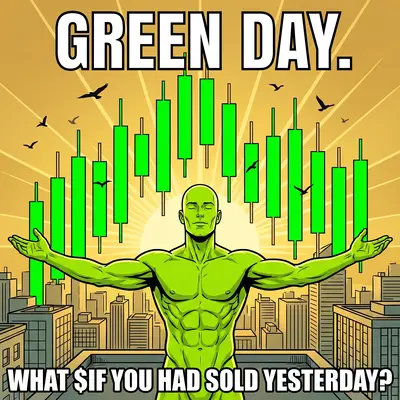 Green day sold yesterday