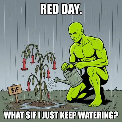 Red day keep watering