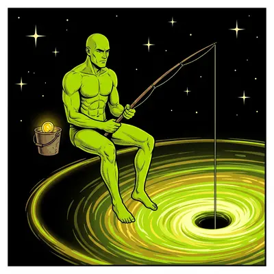Black hole fishing