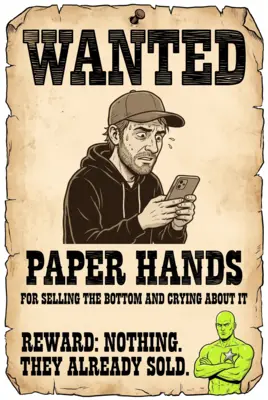 Wanted paper hands